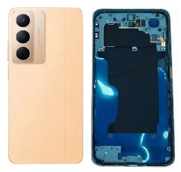 Compatible Replacement Realme P3X 5G Full Body Housing Gold